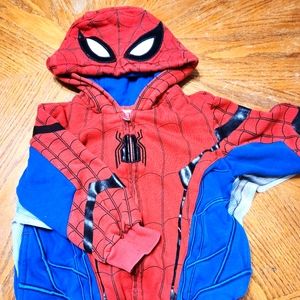 Spiderman zip up hoodie